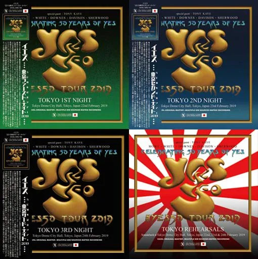 YES / #YES50TOUR 2019 Tokio 3 noches completo (6 CD + 3 DVD con CDR adicional)