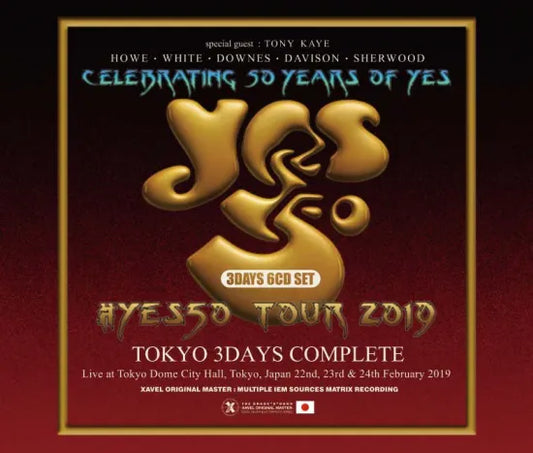 YES / #YES50TOUR 2019 Tokio 3 días Edición limitada completa (6 CD)