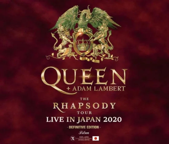 QUEEN / THE RHAPSODY TOUR 2020 PELÍCULA EN DIRECTO EN JAPÓN (3 HABITACIONES + 3 DVD)
