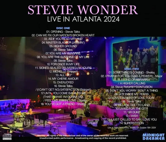 STEVIE WONDER / LIVE IN ATLANTA 2024 (2CDR)
