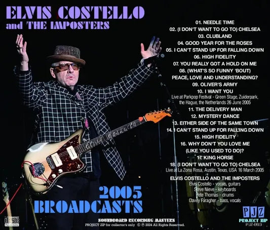 ELVIS COSTELLO Y LOS IMPOSTORES / TRANSMISIONES DE 2005 (1CDR)