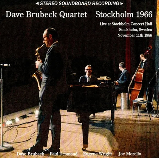 Cuarteto Dave Brubeck / Estocolmo 1966 CAJA DE SONIDO ESTÉREO (1 CD)