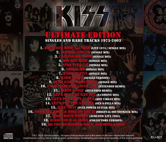 KISS / ULTIMATE EDITION SINGLES AND RARE TRACKS 1975-2003 (1CD)