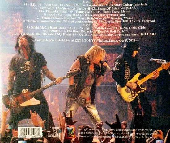 MOTLEY CRUE / 30 AÑOS DE FOLLADA (2CDR)