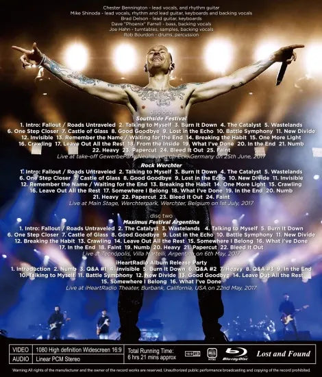 LINKIN PARK / ONE MORE LIGHT WORLD TOUR 2017 (2BDR)