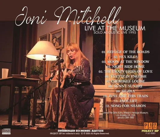 JONI MITCHELL / EN VIVO EN EL MUSEO SOLO ACÚSTICO EN DIRECTO 1995 (1CDR)