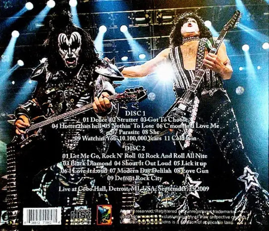 KISS / ALIVE 35 Coba Hall 2009 Soundboard (2CDR)