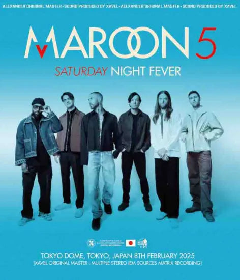 MAROON 5 / Fiebre del sábado noche 2025 Tokio 2.ª noche (1 hab. + 1 DVD)