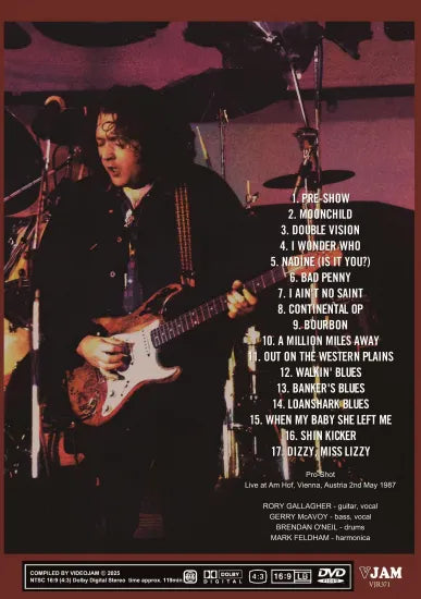 RORY GALLAGHER / STADTFEST 1987 RIMASTERIZZATO PRO SHOT (1DVDR)