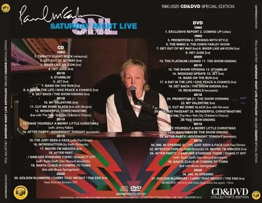 PAUL McCARTNEY / SATURDAY NIGHT LIVE ANTHOLOGY 1980-2025 (1CD+1DVD)