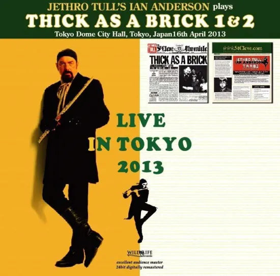Jethro Tull’s Ian Anderson / Live In Tokyo 2013 (2CDR)