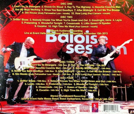 Sesión de Eric Clapton / Baloise2013 (4CDR)