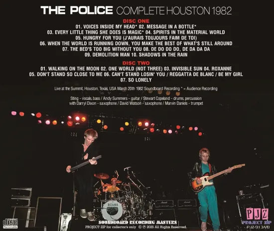 THE POLICE / COMPLETE HOUSTON 1982 (2CDR)