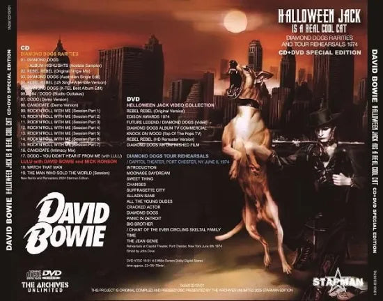 DAVID BOWIE / HALLOWEEN JACK IS A REAL COOL CAT (1CD+1DVD)