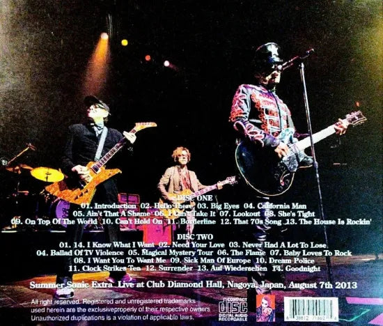 CheapTrick / En Diamondo Hall (2CDR)