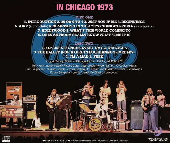 CHICAGO / IN CHICAGO 1973 (2CDR)