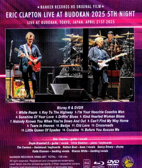 ERIC CLAPTON / BUDOKΑΝ 2025 5TH NIGHT (1BDR+1DVDR)