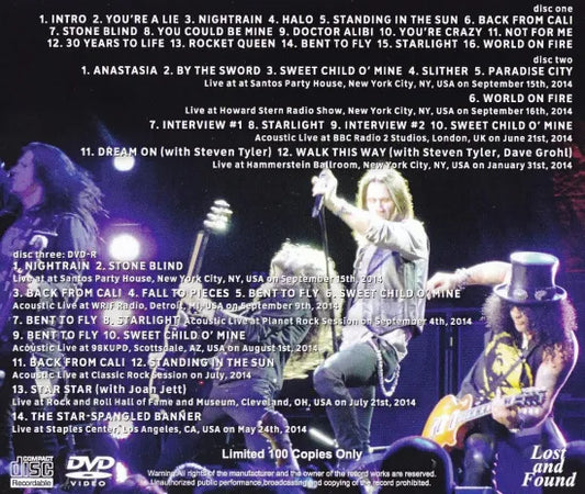 SLASH featuring MYLES KENNEDY & THE CONSPIRATORS / NEW YORK ON FIRE (2CDR+1DVDR)