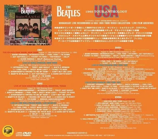 THE BEATLES / USA 1965 TOUR ANTHOLOGY (2CD+2DVD)