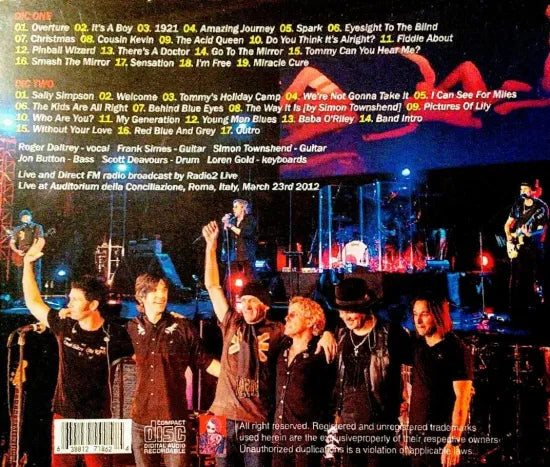 ROGER DALTREY / TOMMY IN ROMA DE THE WHO, SONIDO ESTÉREO (2 CD)