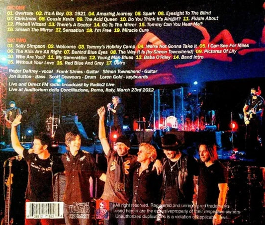 ROGER DALTREY / THE WHO'S TOMMY IN ROMA STEREO SOUNDBOARD (2CDR)