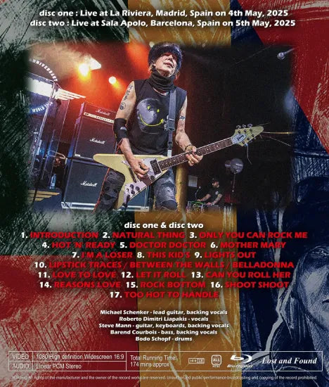 MICHAEL SCHENKER / DOS NOCHES EN ESPAÑA 2025 (2 HABITACIONES)