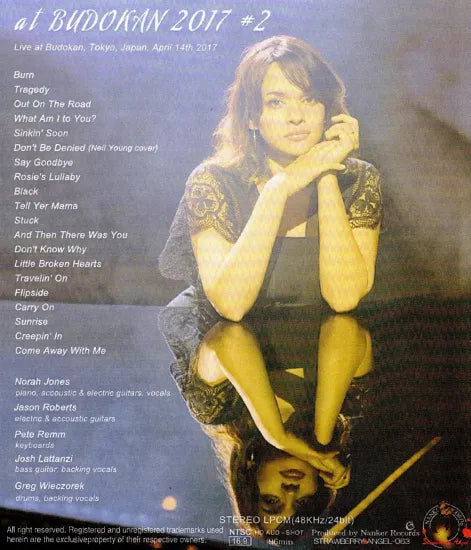 NORAH JONES / EN BUDOKAN 2017 #2 (1HAB+1DVDR)