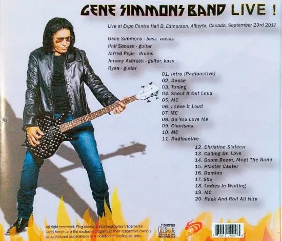 GENE SIMMONS BAND / Advent (1CDR)