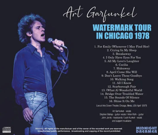 ART GARFUNKEL / WATERMARK TOUR IN CHICAGO 1978 (1CDR)