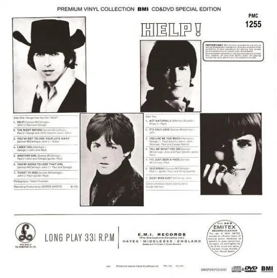 THE BEATLES / HELP! PREMIUM VINYL COLLECTION (1CD+1DVD)