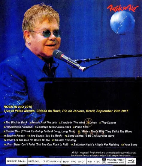 ELTON JOHN / Rock in Rio 2015 PRO SHOT (1BDR)