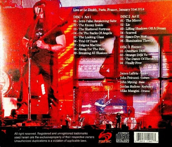 DREAM THEATER / Paris 2014 (3CDR)