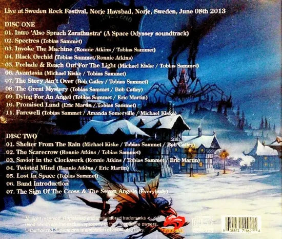 Tobias Sammet's Avantasia / Sweden Rock Festival 2013 (2CDR)