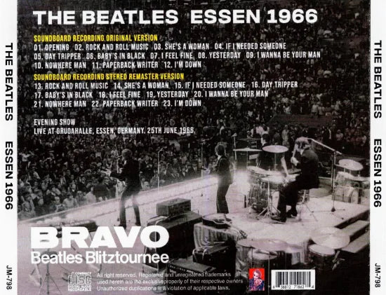 THE BEATLES / ESSEN 1966 SOUNDBOARD (1CDR)