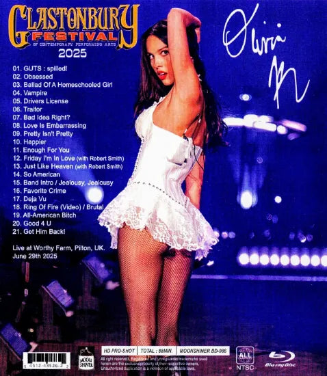 OLIVIA RODRIGO / GLASTONBURY FESTIVAL 2025 HD Pro-shot (1BDR)