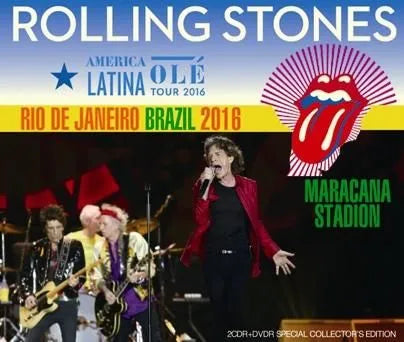 THE ROLLING STONES / AMERICA LATINA OLE TOUR 2016 RIO DE JANEIRO BRAZIL (2CDR+1DVDR)