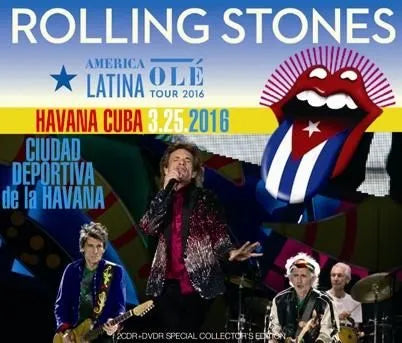 THE ROLLING STONES / AMERICA LATINA OLE TOUR 2016 LA HABANA, CUBA (2 CD + 1 DVD)