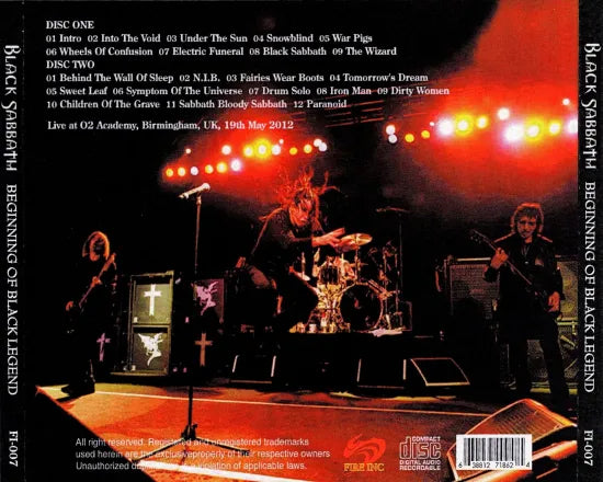 BLACK SAΒΒΑΤΗ / BEGINNING OF BLACK LEGEND (2CDR)