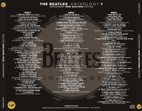 THE BEATLES / ANTHOLOGY 1 ANNIVERSARY NEW MASTERS EDITION (3CD)