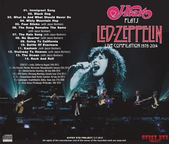 HEART / PLAYS LED ZEPPELIN (1CDR)