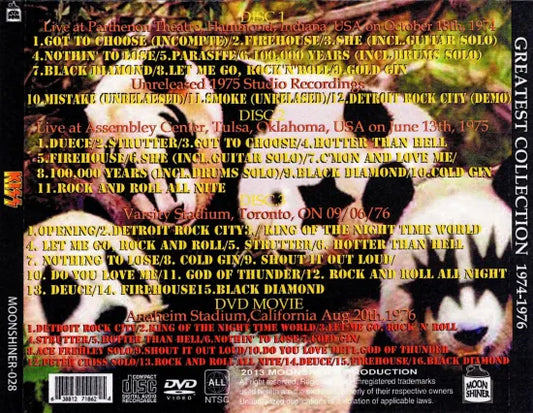 KISS / GREATEST COLLECTION Vo.1 (3CDR+1DVDR)