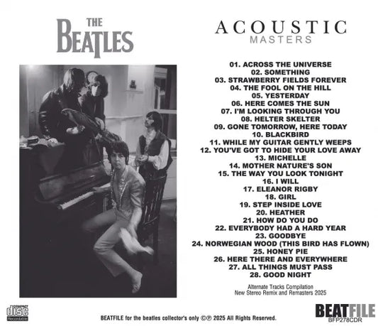 THE BEATLES / ACOUSTIC MASTERS (1CDR)