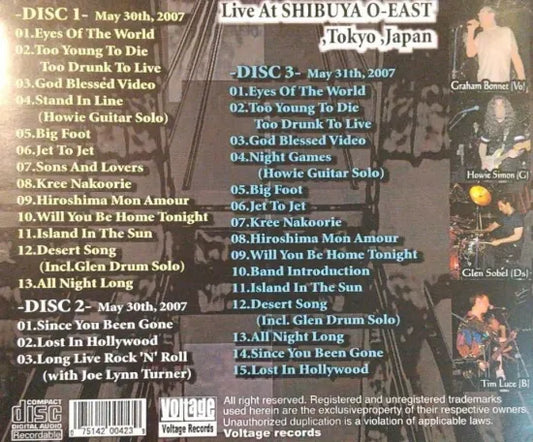 ALCATRAZZ / DIOS BENDECIDO EN VIVO (3CDR)