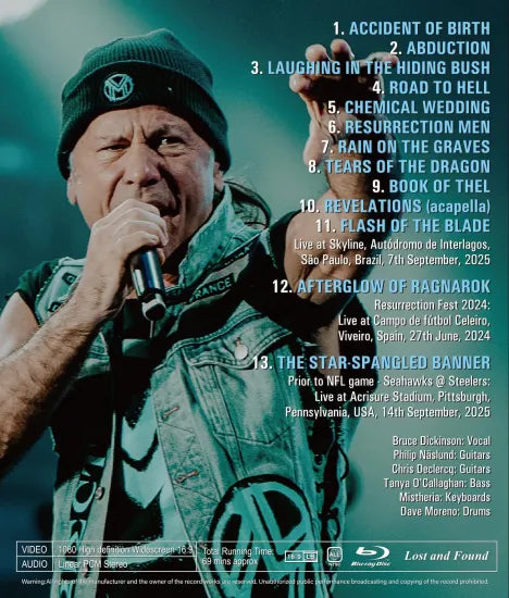 BRUCE DICKINSON / THE TOWN 2025 PRO SHOT (1BDR)