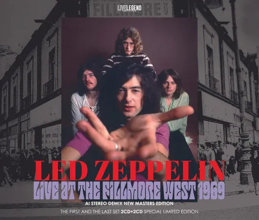 LED ZEPPELIN / EN VIVO EN EL FILLMORE WEST 1969 EL PRIMER SET + EL ÚLTIMO SET (EDICIÓN LIMITADA DE 4 CD)