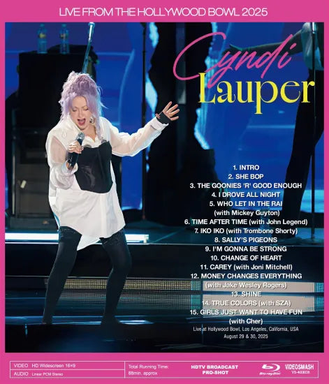 CYNDI LAUPER / EN VIVO DESDE EL HOLLYWOOD BOWL 2025 (1HAB)