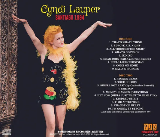 CYNDI LAUPER / SANTIAGO 1994 (2CDR)