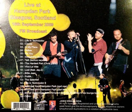 COLDPLAY / Glasgow 2009 (1CDR)
