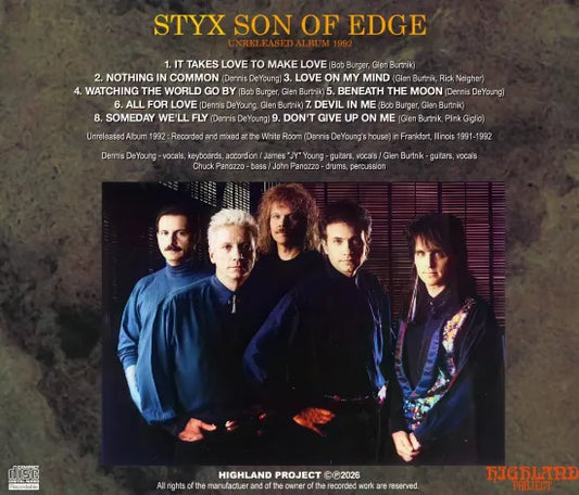 STYX / SON OF EDGE (1CDR)