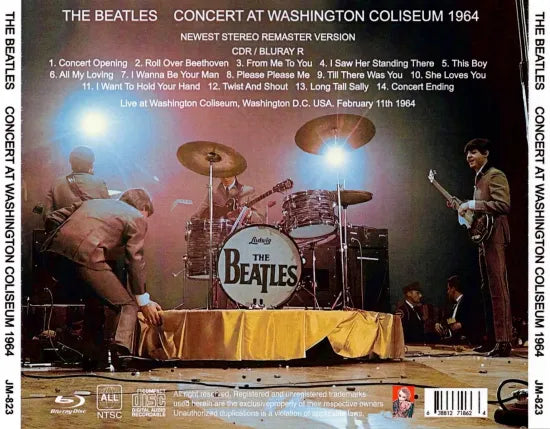 THE BEATLES / CONCERT AT WASHINGTON COLISEUM 1964 (1CDR+1BDR)